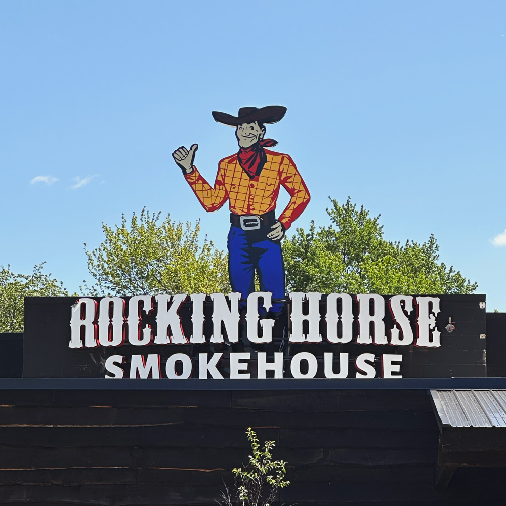 Rocking Horse Smokehouse Sign