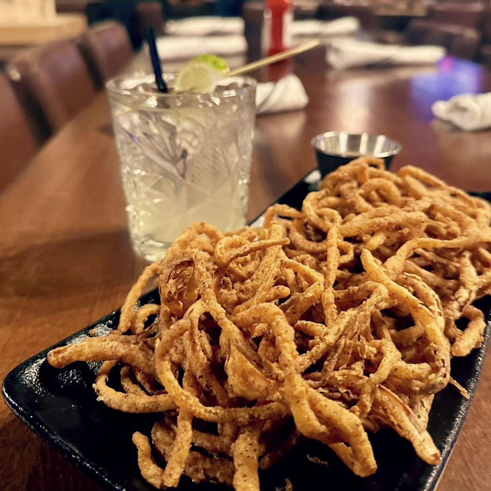 onion rings plate